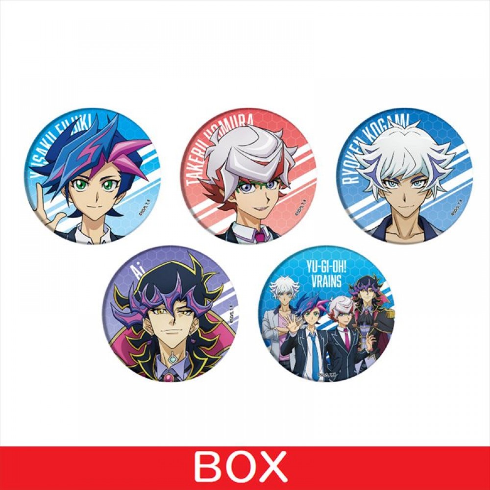 缶バッジ「遊☆戯☆王ＶＲＡＩＮＳ」05/5周年ver. BOX(全5種)(描き 