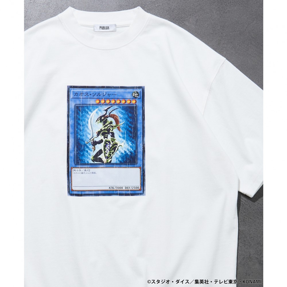 遊☆戯☆王DM×PUBLUX Print Tee(カオス・ソルジャープリント) | KAIBA 