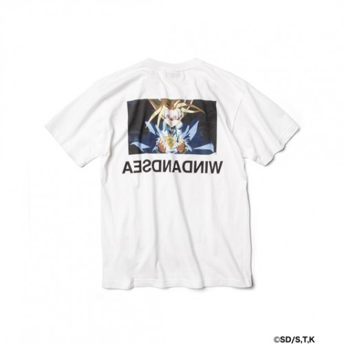 WIND AND SEA ANIMATION TEE TYPE：A white