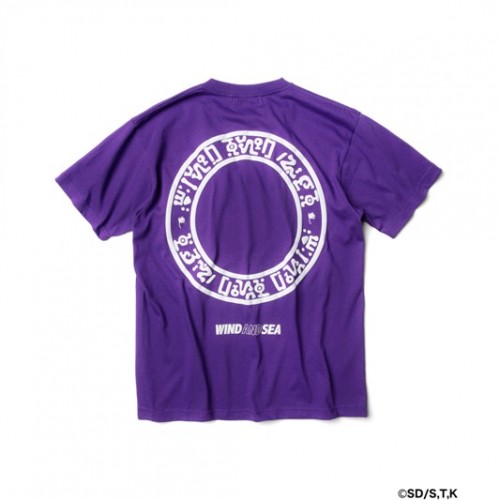 WIND AND SEA MONSTER TEE TYPE：A purple