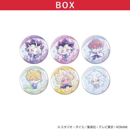 ホログラム缶バッジ「遊☆戯☆王デュエルモンスターズ Design produced by Sanrio」BOX(全6種)(コラボイラスト)