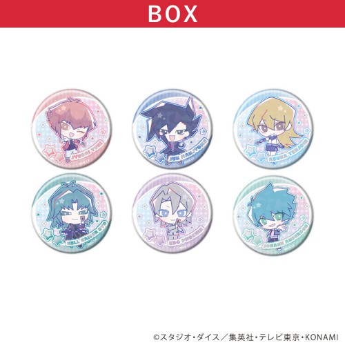 ホログラム缶バッジ(65mm)「遊☆戯☆王デュエルモンスターズGX Design produced by Sanrio」01/コンプリートBOX(全6種)(コラボイラスト)