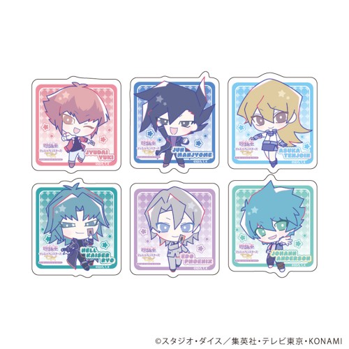 ダイカットスマホステッカー「遊☆戯☆王デュエルモンスターズGX Design produced by Sanrio」(全6種)(コラボイラスト)