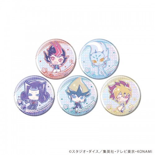 ホログラム缶バッジ(65ｍｍ)「遊☆戯☆王ZEXAL Design produced by Sanrio」01/ブラインド(全5種)(コラボイラスト)