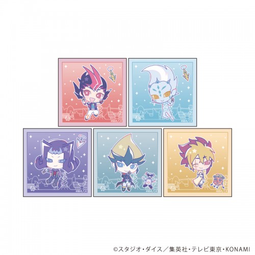 ホログラムステッカー「遊☆戯☆王ZEXAL Design produced by Sanrio」(全5種)(コラボイラスト)