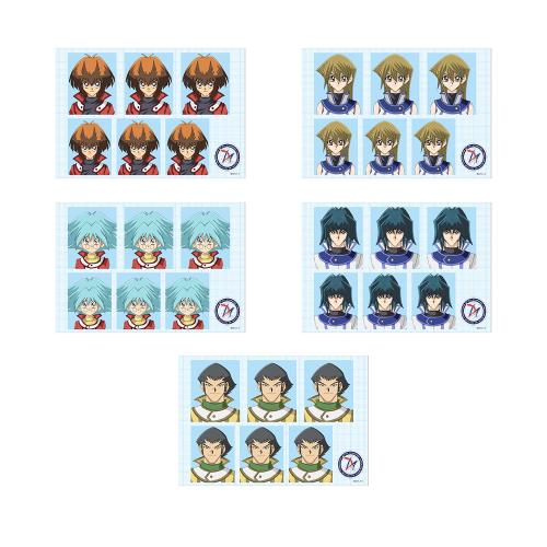 デュエルアカデミア同窓会 証明写真風シール（全5種）