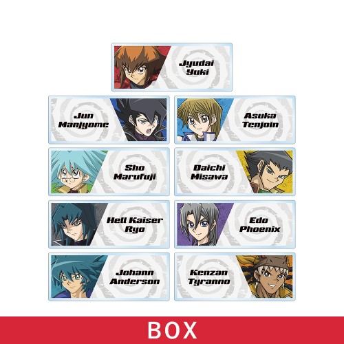 トレーディングアクリルネームプレート（単位/BOX）