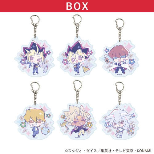アクリルキーホルダー「遊☆戯☆王デュエルモンスターズ Design produced by Sanrio」01/コンプリートセット(全6種)(コラボイラスト)