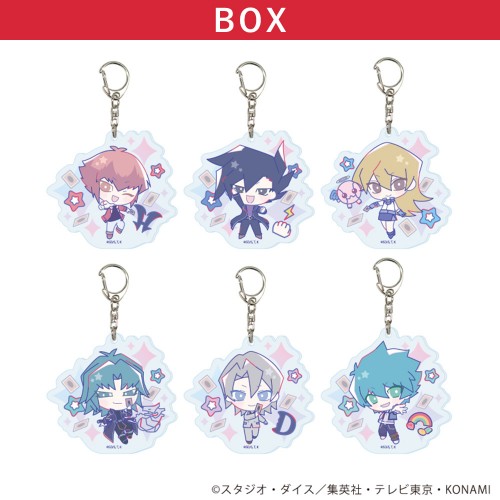 アクリルキーホルダー「遊☆戯☆王デュエルモンスターズGX Design produced by Sanrio」01/コンプリートセット(全6種)(コラボイラスト)