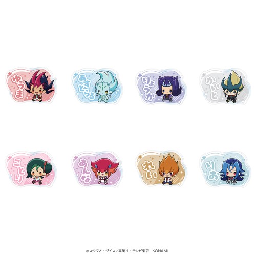 「遊☆戯☆王ＺＥＸＡＬ」 お名前バッジ ミニキャラver.（全8種）
