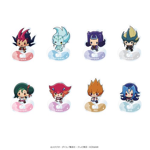 「遊☆戯☆王ＺＥＸＡＬ」 アクリルスタンド ミニキャラver.（全8種）