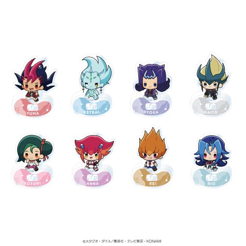 「遊☆戯☆王ＺＥＸＡＬ」 アクリルスタンド ミニキャラver.（全8種）