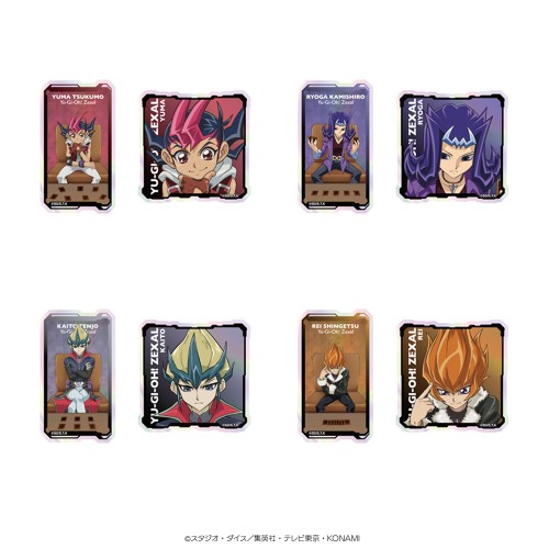 「遊☆戯☆王ＺＥＸＡＬ」 オーロラステッカーセット （全4種）